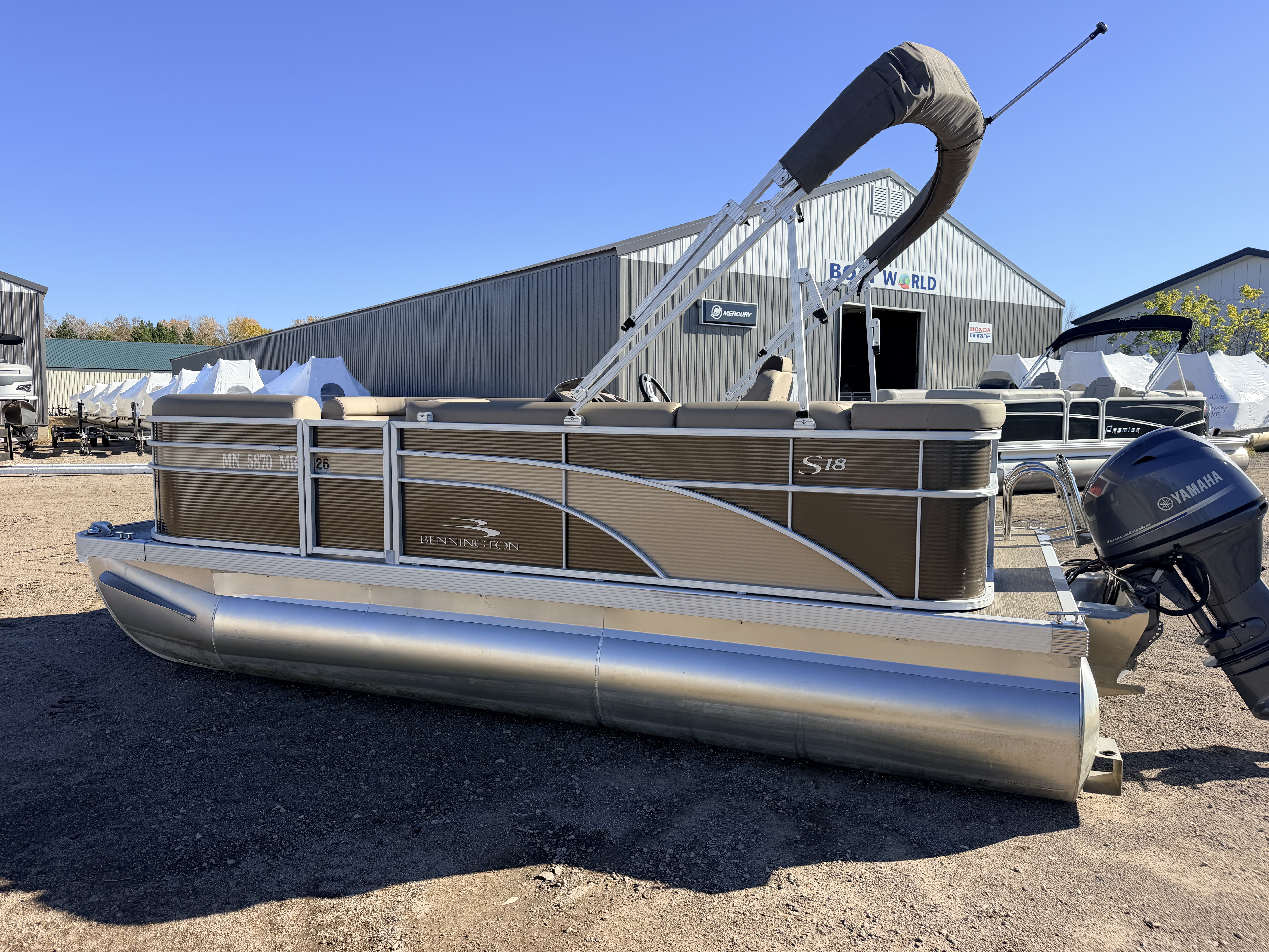 Used 2021 Bennington 188 SL & 50HP Yamaha 4Stroke -$24,995