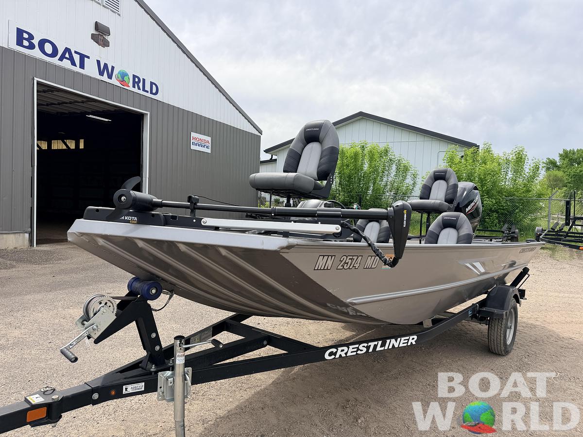 Used 2021 Crestliner 1700 Ridge & 40HP Mercury 4Stroke - $15,995