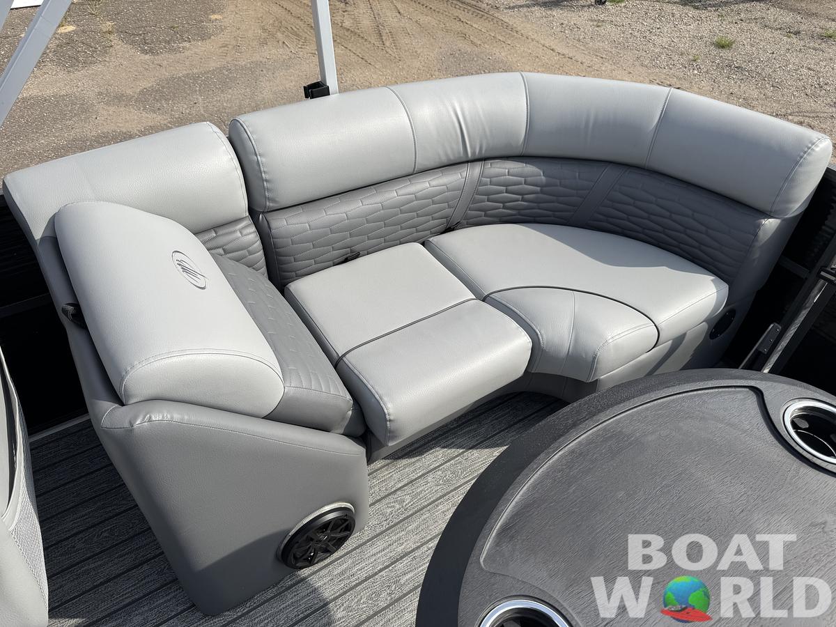 Used 2023 Montego Bay 8522 Quad Lounge Pontoon with 115HP Honda Fourstroke EFI