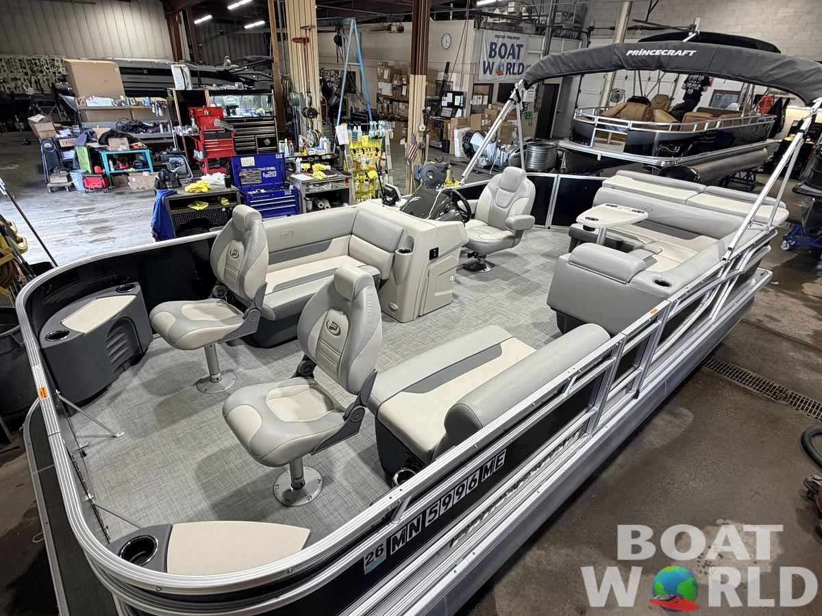 Used 2021 Princecraft 21 Sportfisher 2RS Pontoon & 90HP Mercury 4-Stroke -$27,995