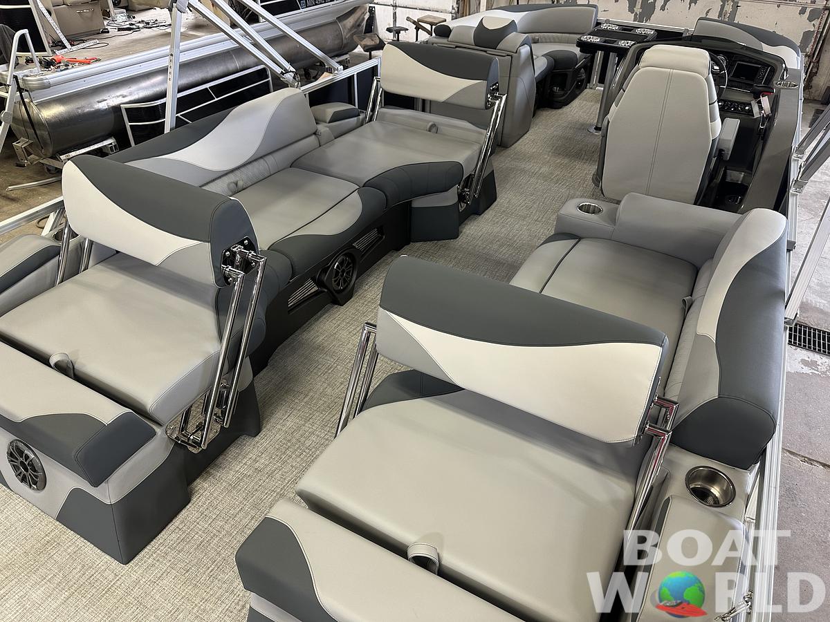 2025 Tahoe Pontoons LTZ 2385 Quad Lounge Shift Flip & Honda 4-Stroke EFI