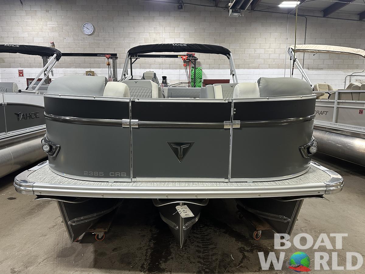 2025 Tahoe Pontoons Cascade 2385 Cruise Rear Bench (CRB) Tritoon & Honda 4-Stroke EFI