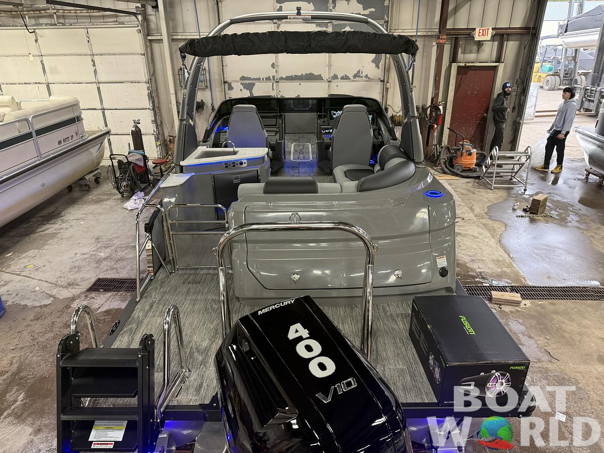 2026 Tahoe Pontoons Grand Tahoe 2585 Elite Windshield Tritoon & Mercury 400HP V10