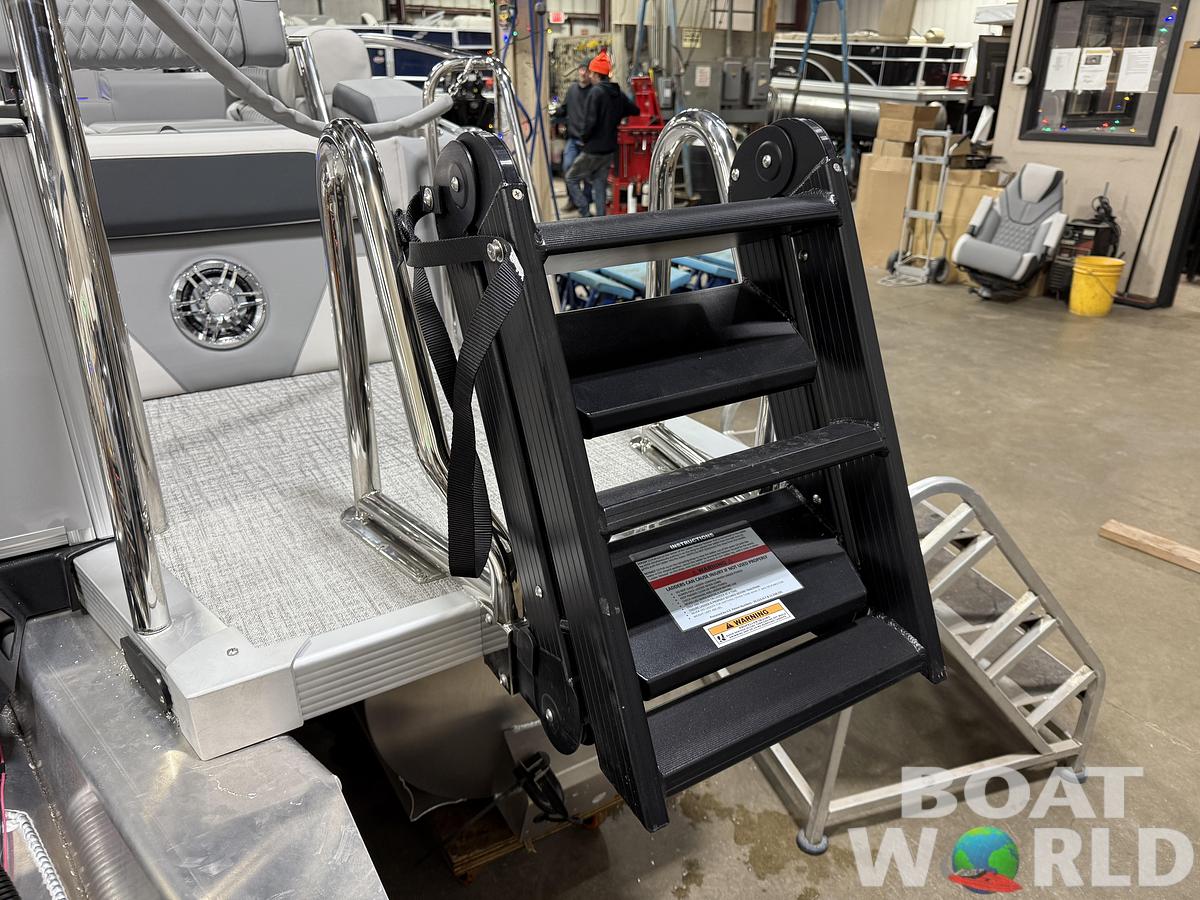 2025 Tahoe Pontoons Cascade 2385 Quad Lounge Shift SS Tritoon & Honda 4-Stroke EFI