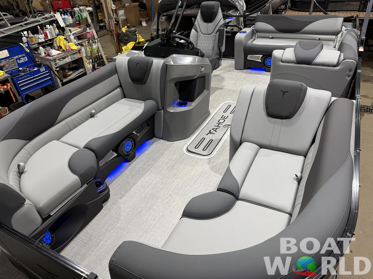 2026 Tahoe LTZ 300HP VRB 2385 Swingback Tritoon $68,995