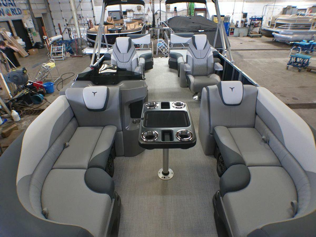 2025 Tahoe Pontoons LTZ 2385 Quad Lounge Shift SS & Honda 4-Stroke EFI