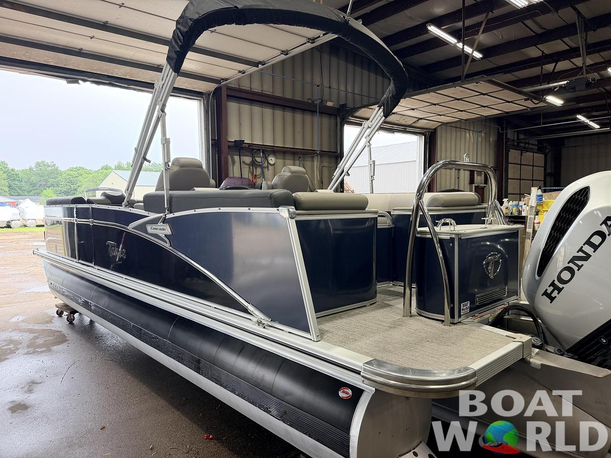 Used 2022 Tahoe Pontoons Cascade 2385 Quad Lounge Tritoon & 200HP Honda 4Stroke -$49,995