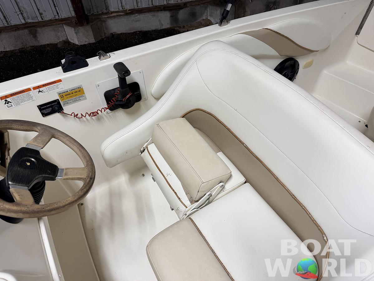 Used 2003 Glastron DX215 Deck Boat & 220HP 5.0L Volvo/Penta with Tandem Axle Trailer -$9,995