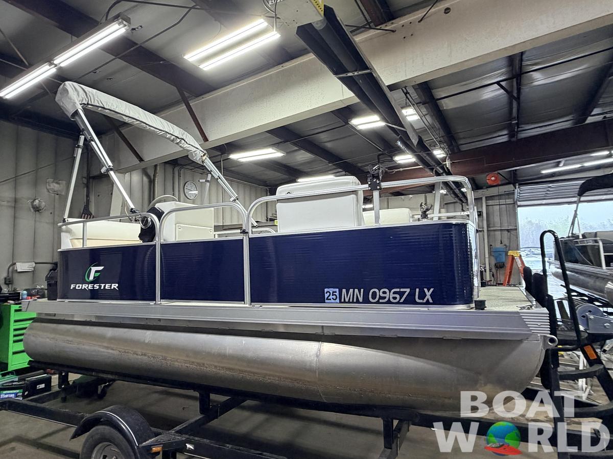 Used 2019 Forester 14' Fish n Fun Pontoon - $10,995