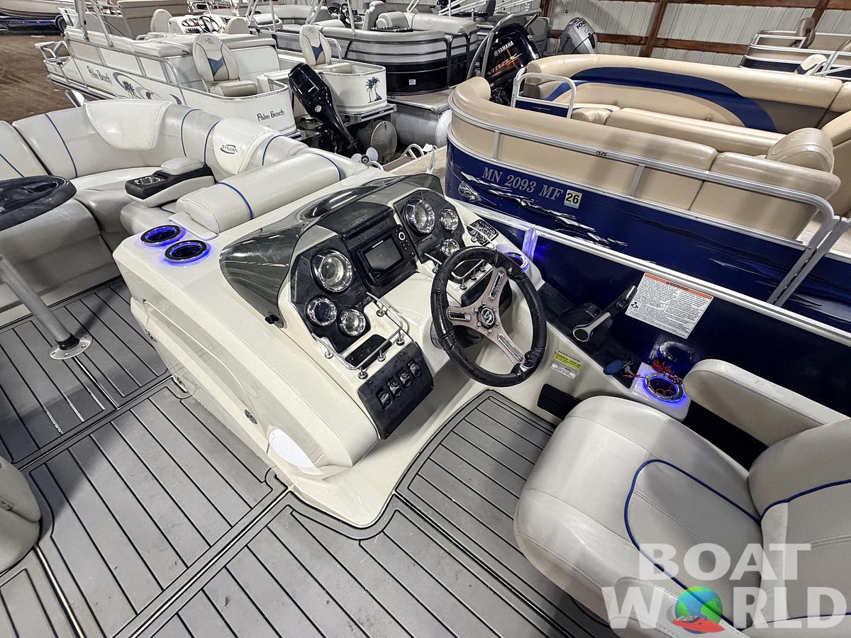 Used 2017 Sylvan S3 Rear Lounge with Sport Tower & 150HP Yamaha SHO VMAX - $39,995