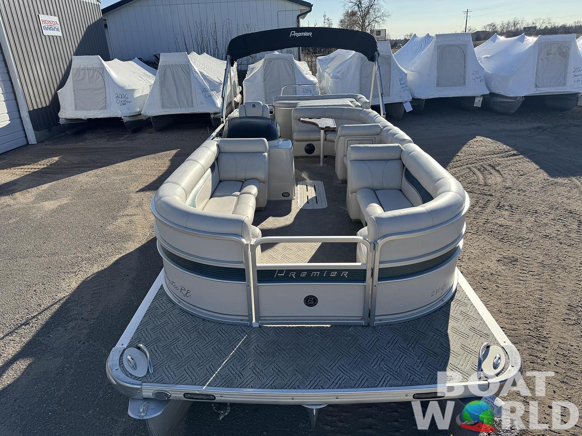 Used 2003 Premier 230 Grand Majestic Tri-toon Pontoon & 200HP Honda 4-Stroke EFI