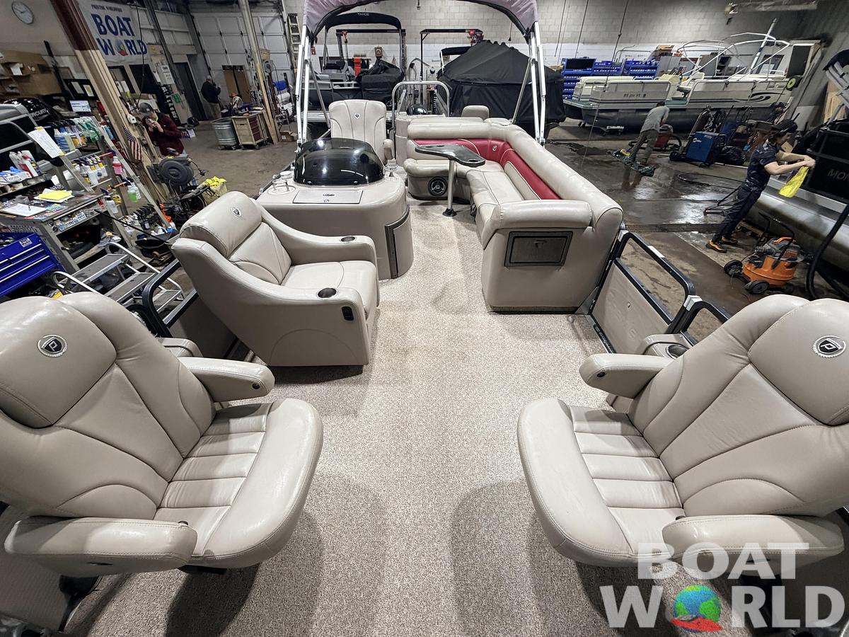 Used 2007 Premier 251 Cast-a-Way Fish & Cruise Pontoon & 115HP Mercury 4Stroke - $19,995