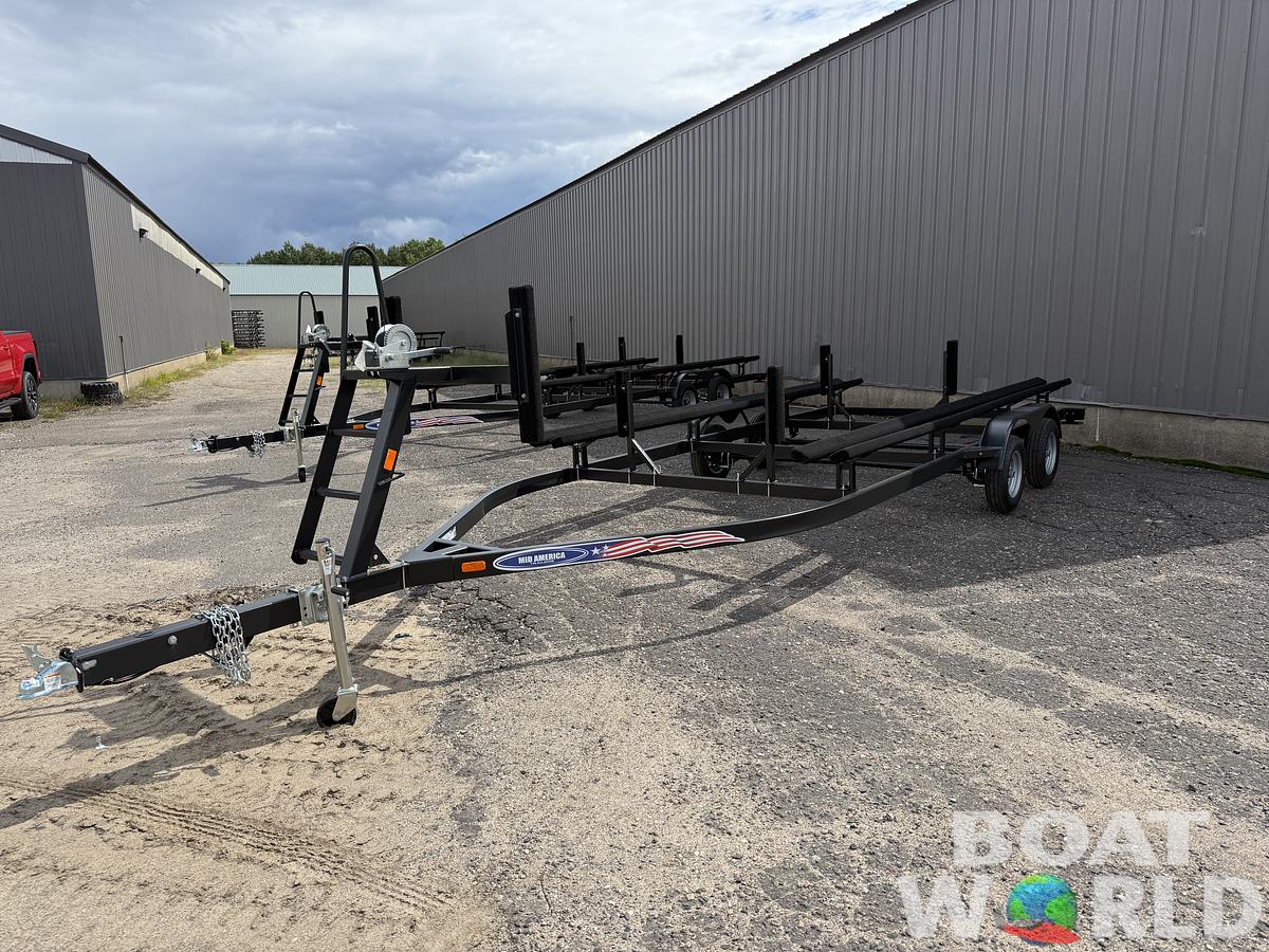 2026 Mid America  PTV20T Pontoon Tandem Axle Bunk Trailer