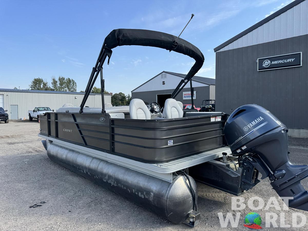 Used 2017 Crest  200 Pontoon with 115HP Yamaha Fourstroke EFI