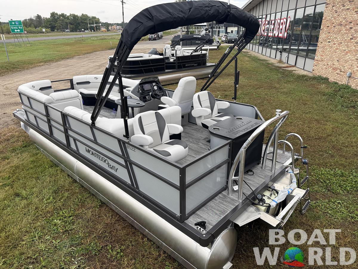 2025 Montego Bay 8522 Fish & Cruise Tritoon & Honda 150HP 4-Stroke EFI