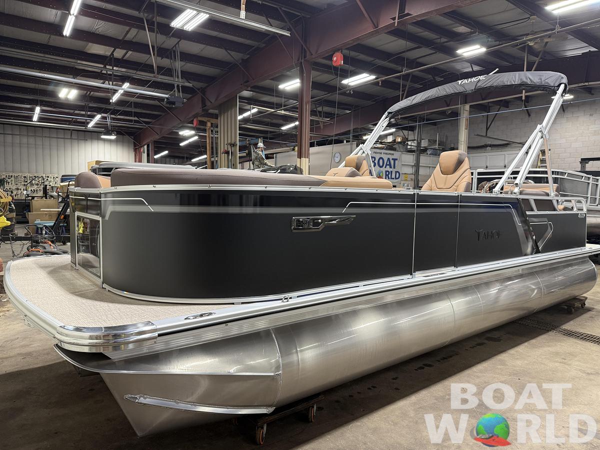 2027 Tahoe LTZ 2385 Quad Lounge Shift SS Tritoon & 4-Stroke Outboard $55995