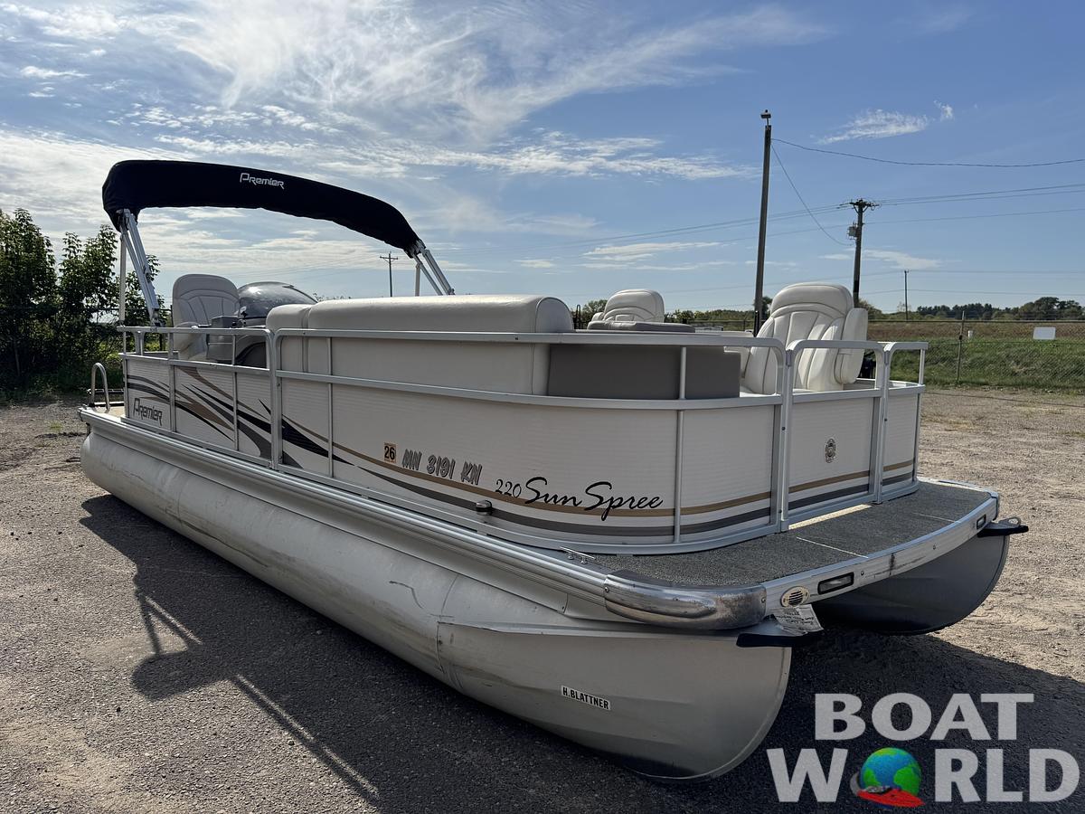 Used 2009 Premier 220 SunSpree DL Pontoon