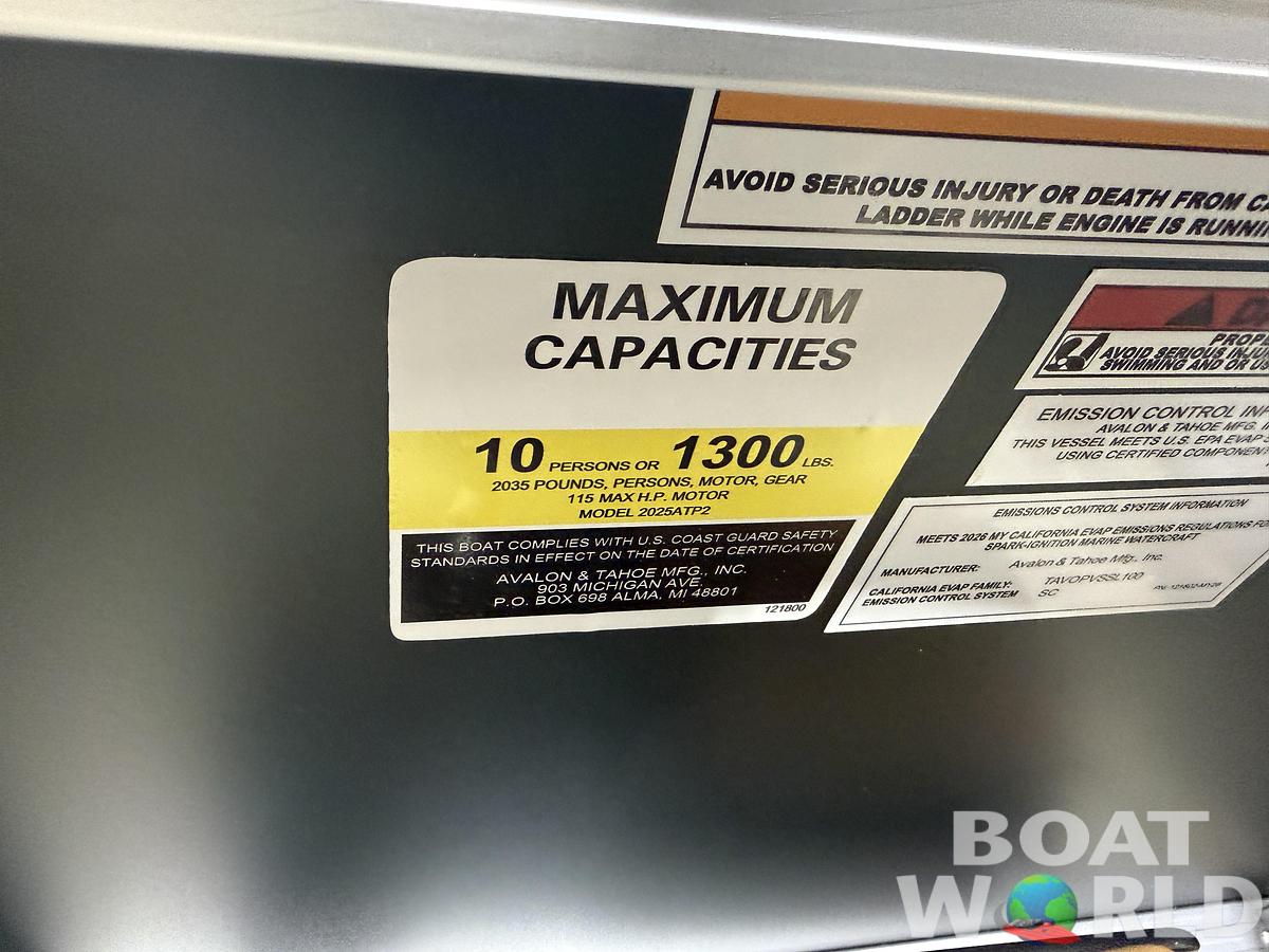 2026 Tahoe Pontoons Sport 2180 Quad Lounge