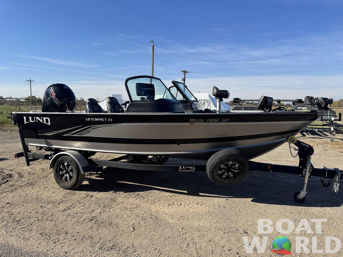 Used 2021 Lund 1875 Impact XS with 150HP Mercury Pro XS Fourstroke EFI