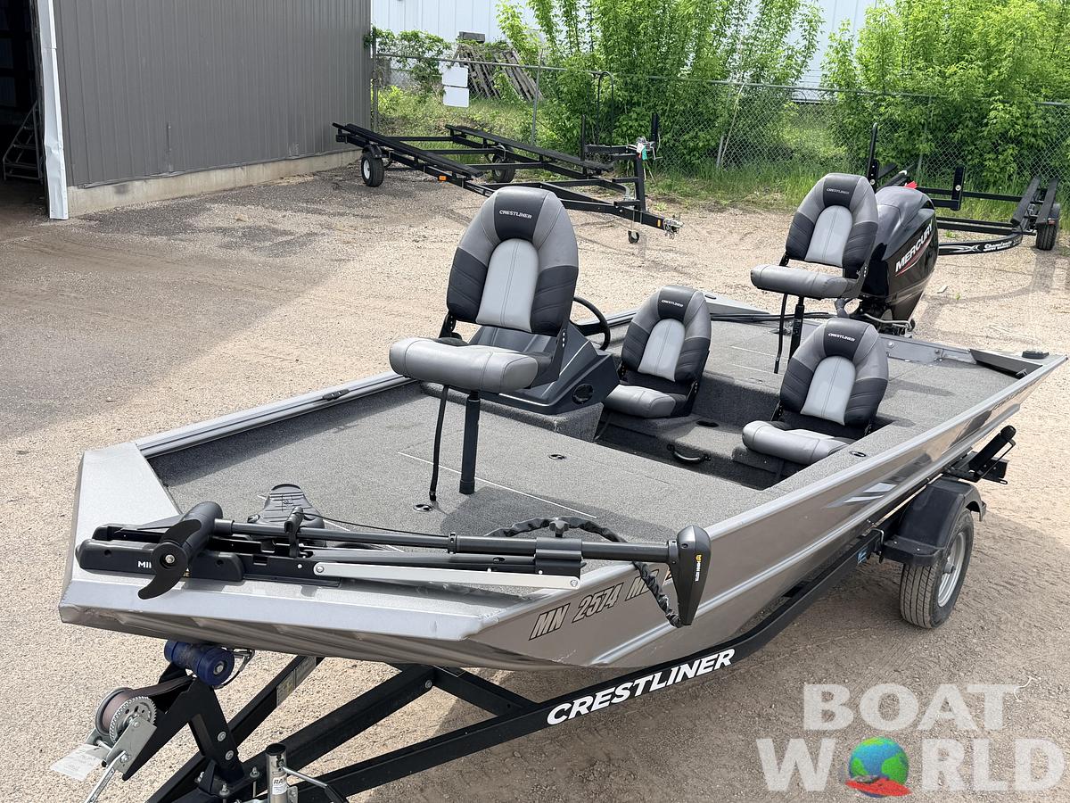 Used 2021 Crestliner 1700 Ridge & 40HP Mercury 4Stroke - $15,995