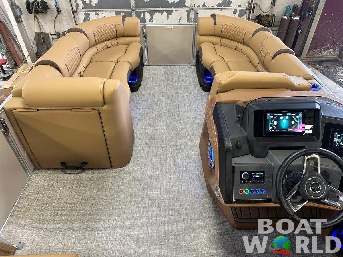 2025 Tahoe Pontoons Cascade 2385 Quad Lounge Shift SS & Honda 4-Stroke EFI