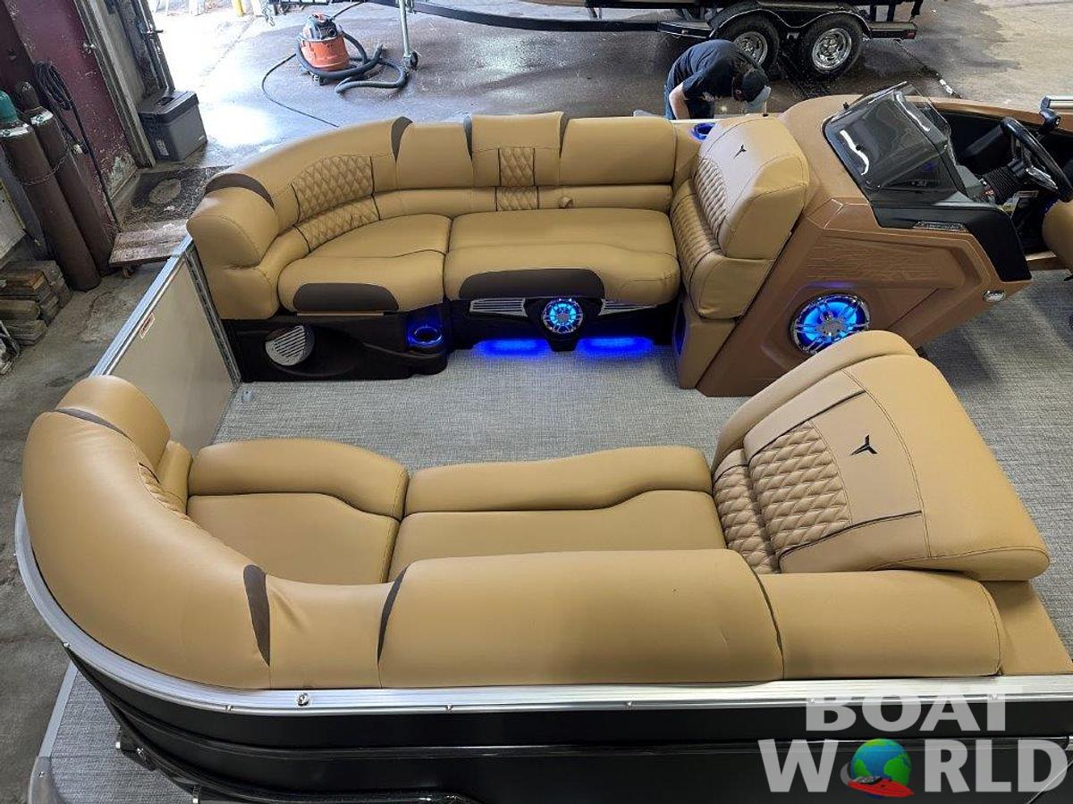 2025 Tahoe Pontoons Cascade 2385 Quad Lounge Shift SS & Honda 4-Stroke EFI