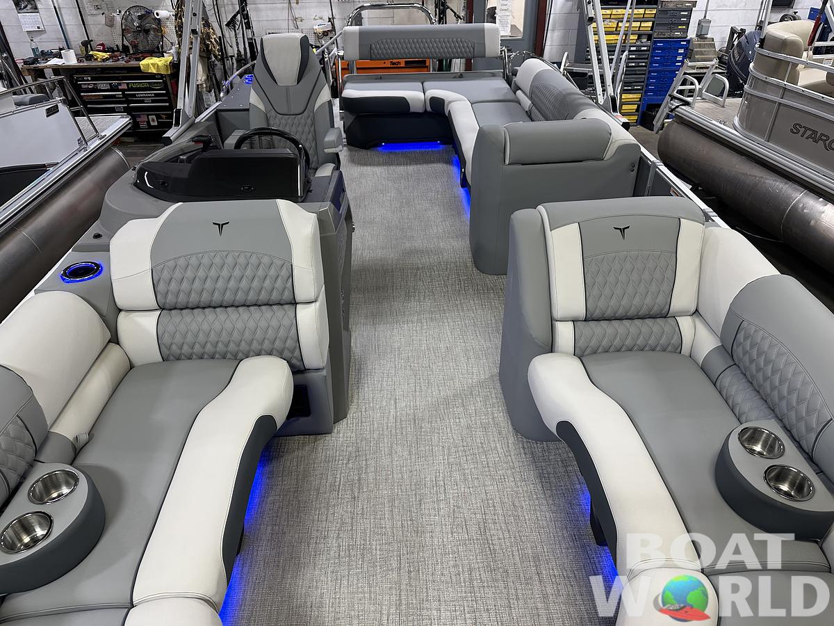 2025 Tahoe Pontoons Cascade 2385 Cruise Rear Bench (CRB) Tritoon & Honda 4-Stroke EFI