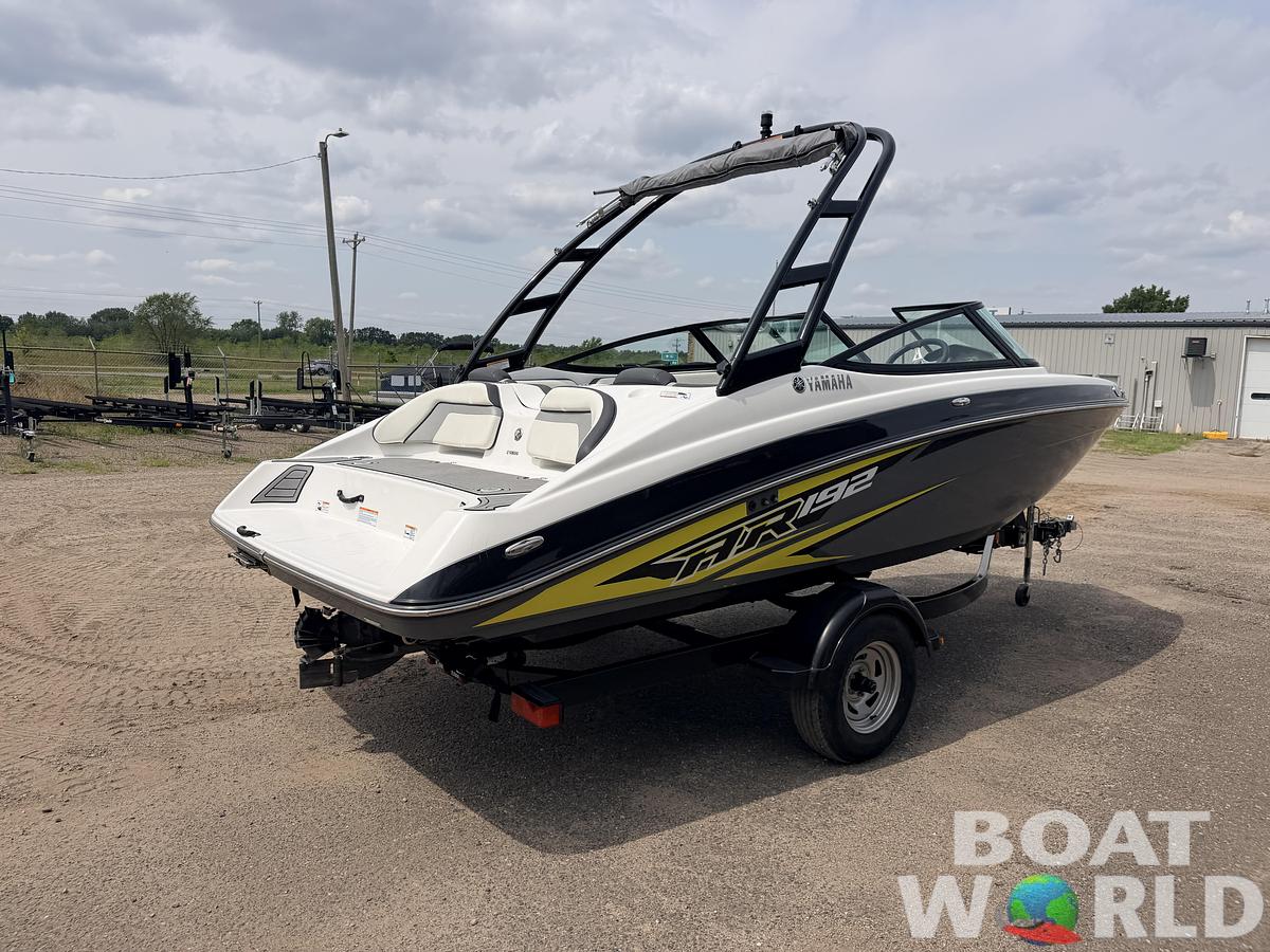 Used 2016 Yamaha AR192 Jet Boat 210HP Supercharged 1.8L & Single Axle Trailer -$29,995