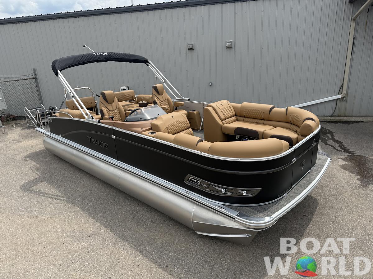 2025 Tahoe Pontoons Cascade 2385 Quad Lounge Shift Tritoon & Honda 4-Stroke EFI