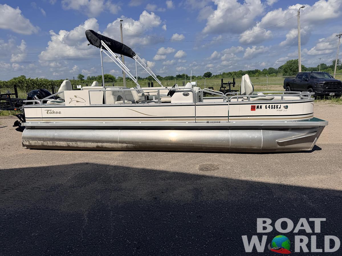 Used 2008 Tahoe Pontoons 22 Fish 'N Fun & (2021) 90HP Mercury 4Stroke EFI -$17,995