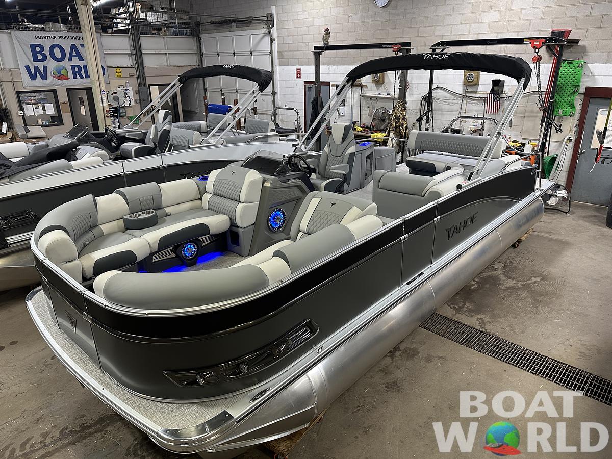 2025 Tahoe Pontoons Cascade 2385 Cruise Rear Bench (CRB) Tritoon & Honda 4-Stroke EFI