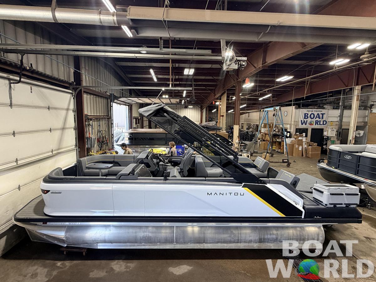 Used 2023 Manitou 220 Explore Tritoon & 150HP Rotax -$39,995