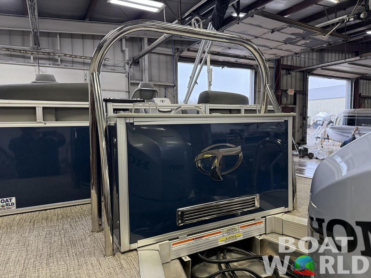 Used 2022 Tahoe Pontoons LTZ 2385 Quad Lounge Tritoon Pontoon & Honda 4-Stroke EFI