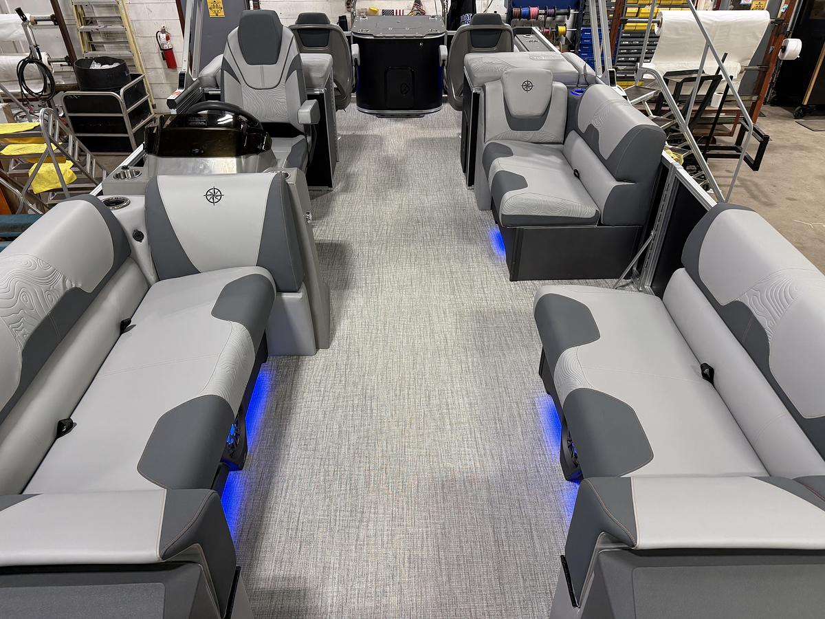 2025 Tahoe Pontoons GEOfish 2385 Rear Fish Tritoon & Honda 4-Stroke EFI