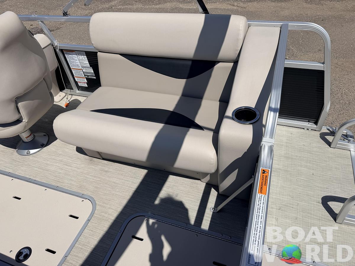 Used 2020 Princecraft Brio E 17 Pontoon & Torqueedo Electric Outboard - $19,995