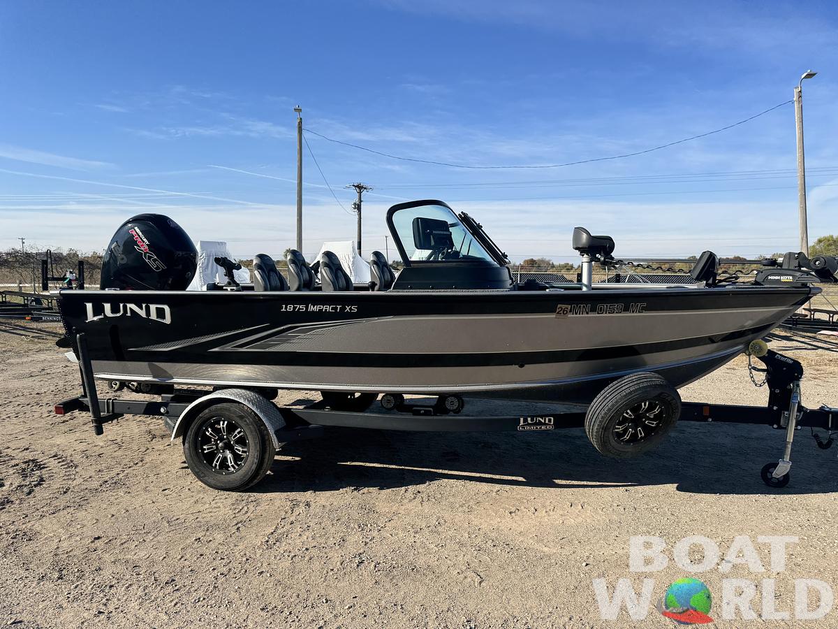 Used 2021 Lund 1875 Impact XS with 150HP Mercury Pro XS Fourstroke EFI