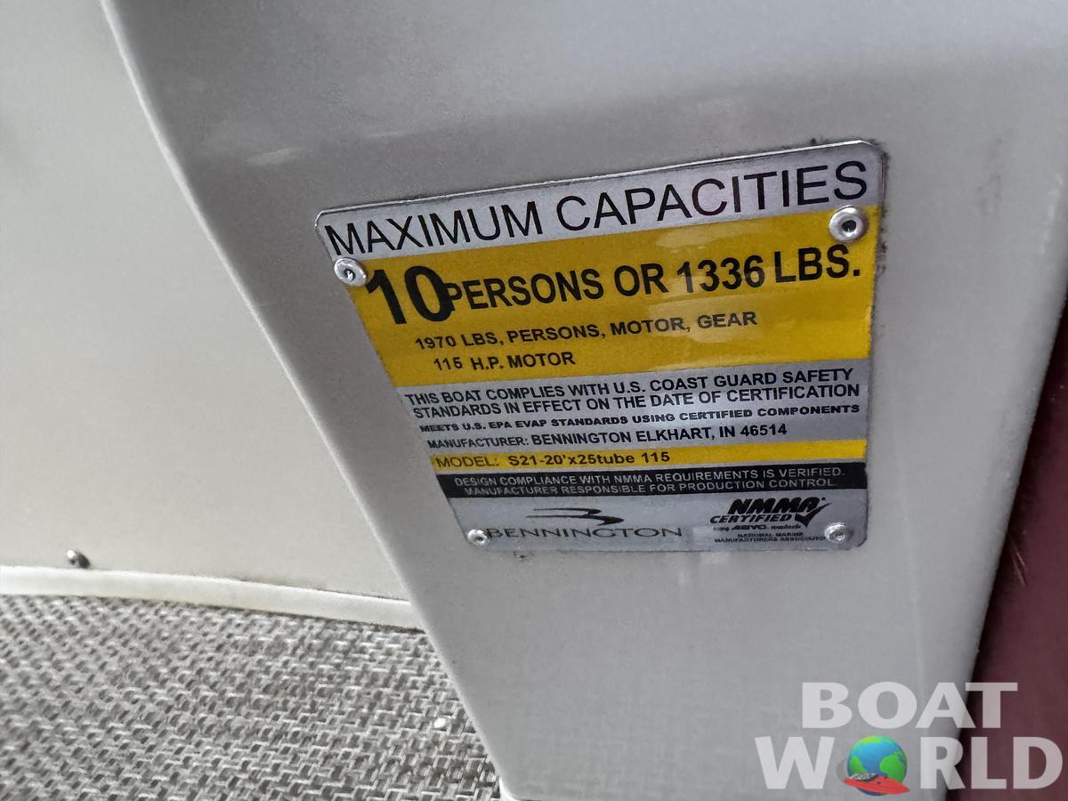 Used 2019 Bennington 21 SX Pontoon
