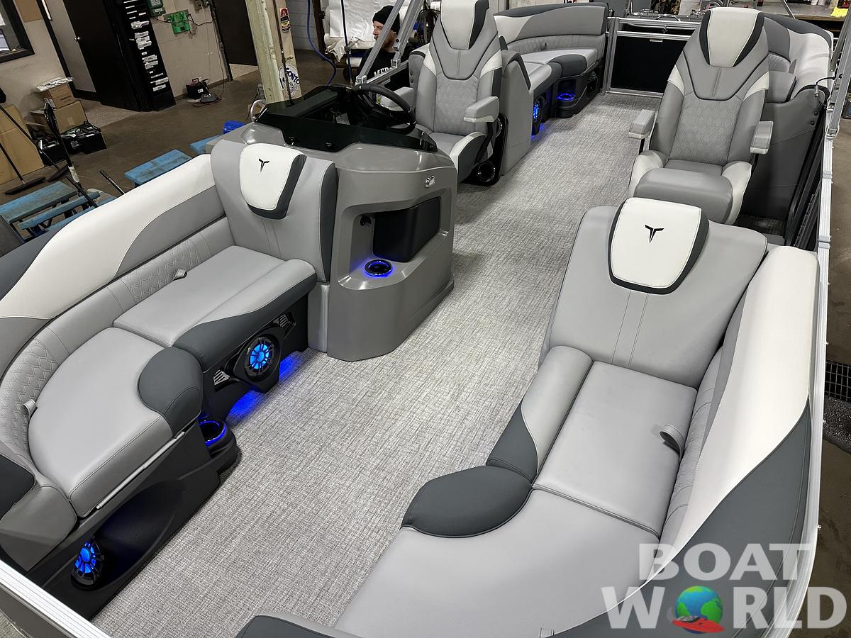 2025 Tahoe Pontoons LTZ 2385 Quad Lounge Tritoon & Honda 4-Stroke EFI