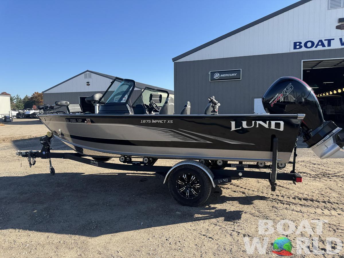 Used 2021 Lund 1875 Impact XS with 150HP Mercury Pro XS Fourstroke EFI
