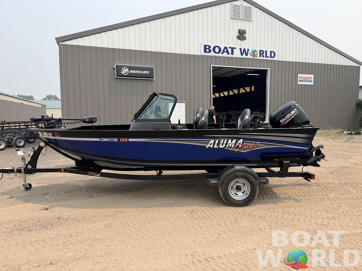 Used 2017 Alumacraft Competitor 165 Sport & 90HP Suzuki 4Stroke -$24,995