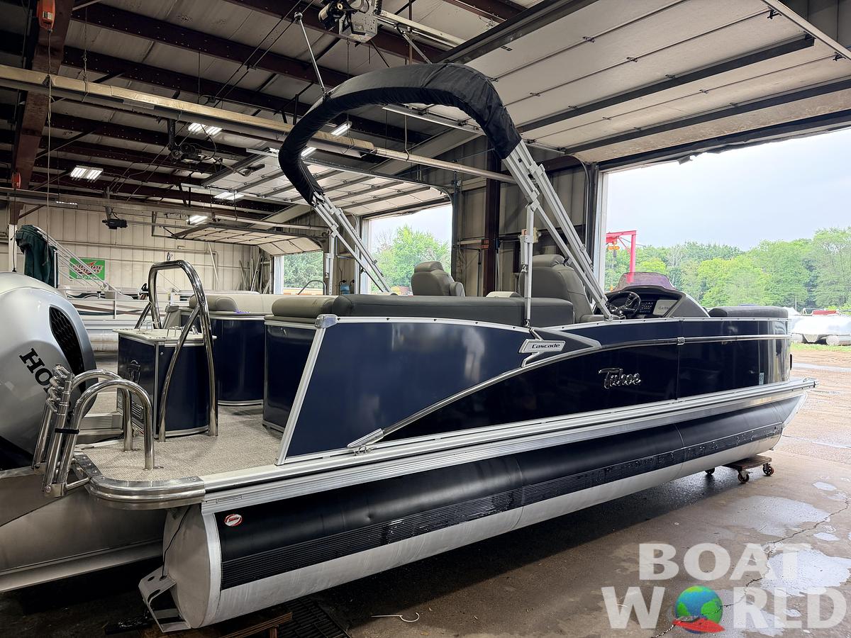 Used 2022 Tahoe Pontoons Cascade 2385 Quad Lounge Tritoon & 200HP Honda 4Stroke -$49,995