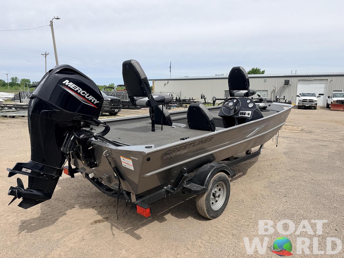 Used 2021 Crestliner 1700 Ridge & 40HP Mercury 4Stroke - $15,995