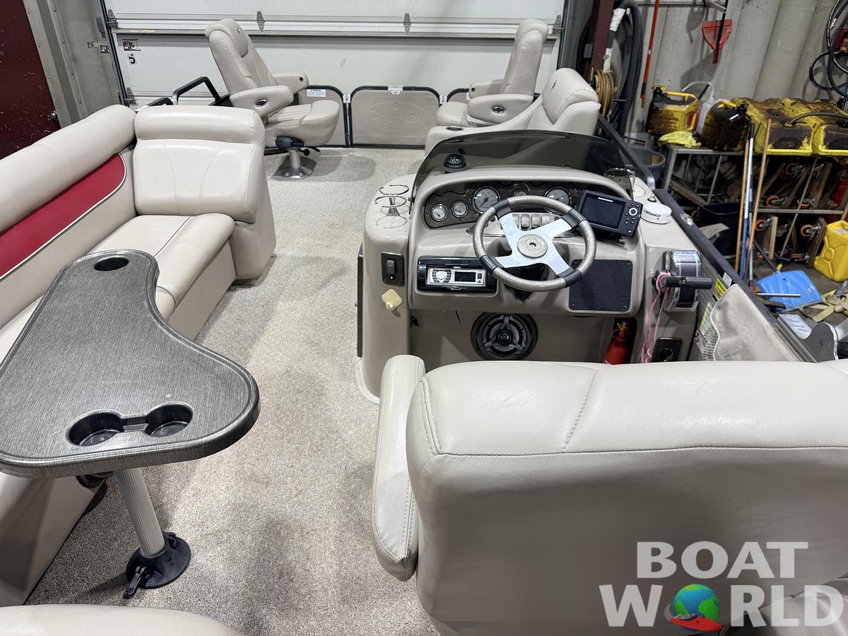 Used 2007 Premier 251 Cast-a-Way Fish & Cruise Pontoon & 115HP Mercury 4Stroke - $19,995