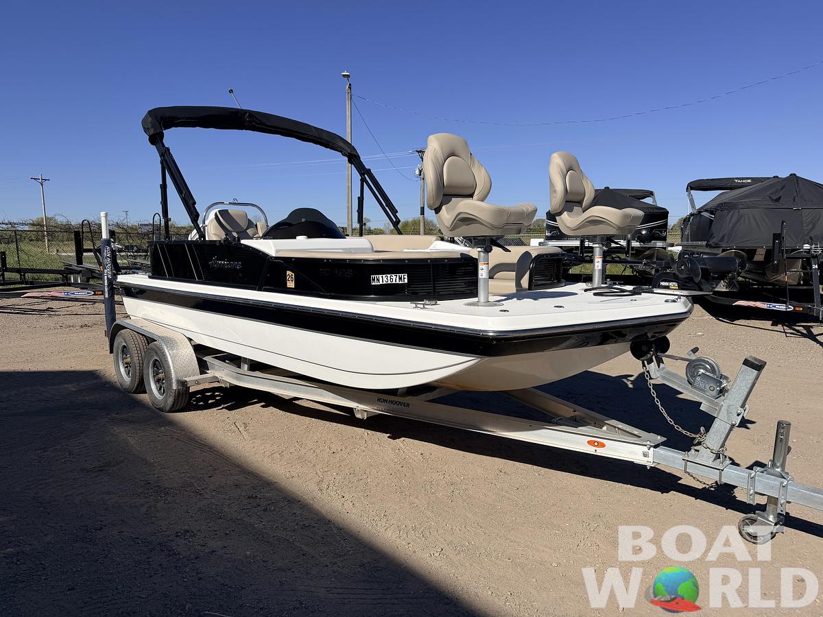 Used 2021 Hurricane Fun Deck 198 with 140HP Suzuki & Tandem Axle Trailer -$31,995