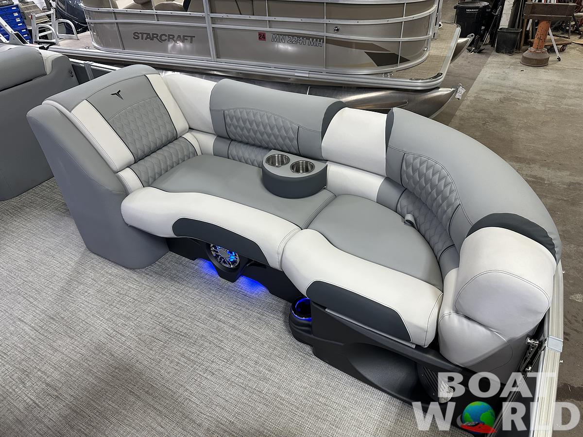 2025 Tahoe Pontoons Cascade 2385 Cruise Rear Bench (CRB) Tritoon & Honda 4-Stroke EFI