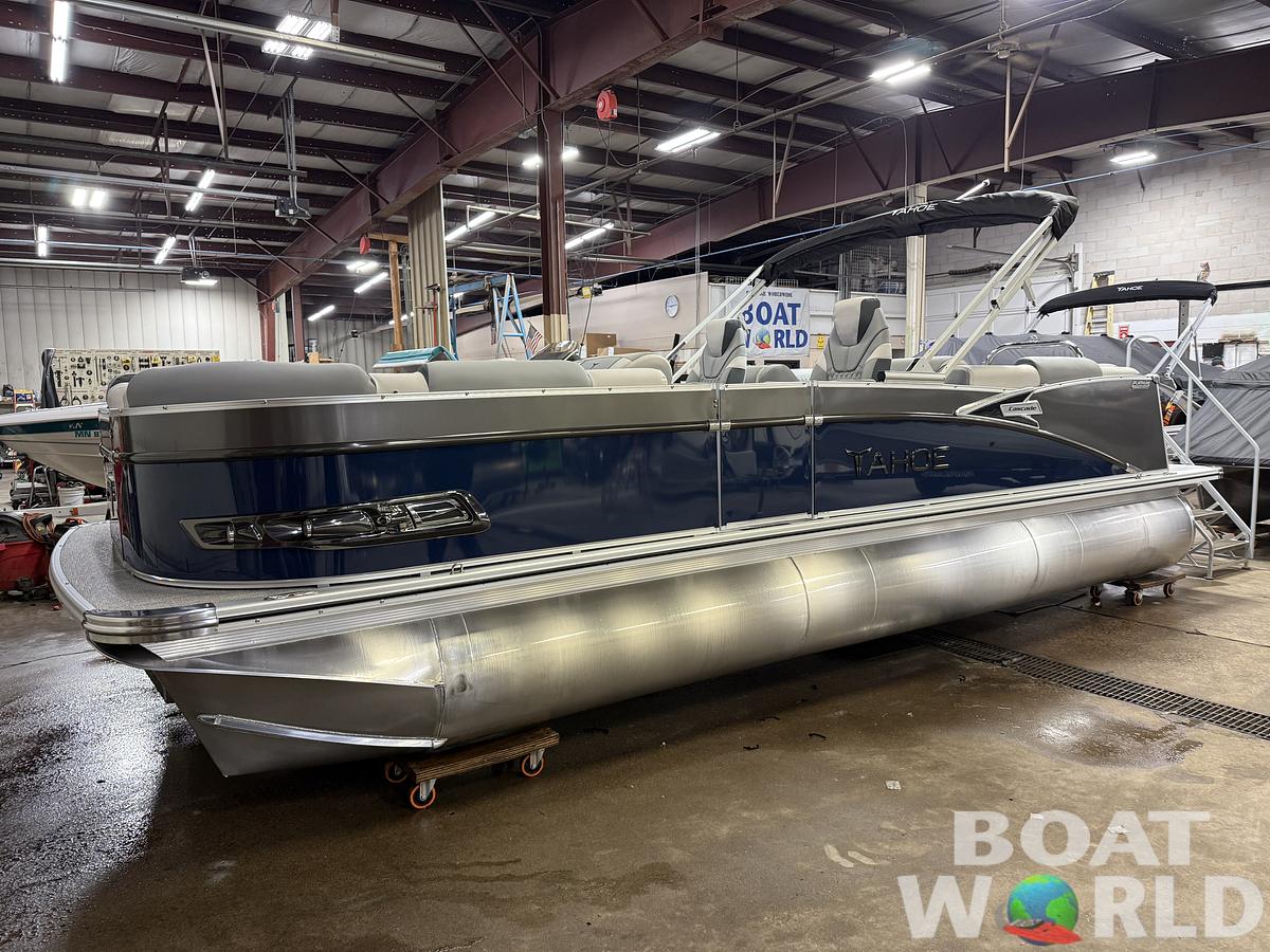 2025 Tahoe Pontoons Cascade 2385 Quad Lounge Tritoon & Honda 4-Stroke EFI