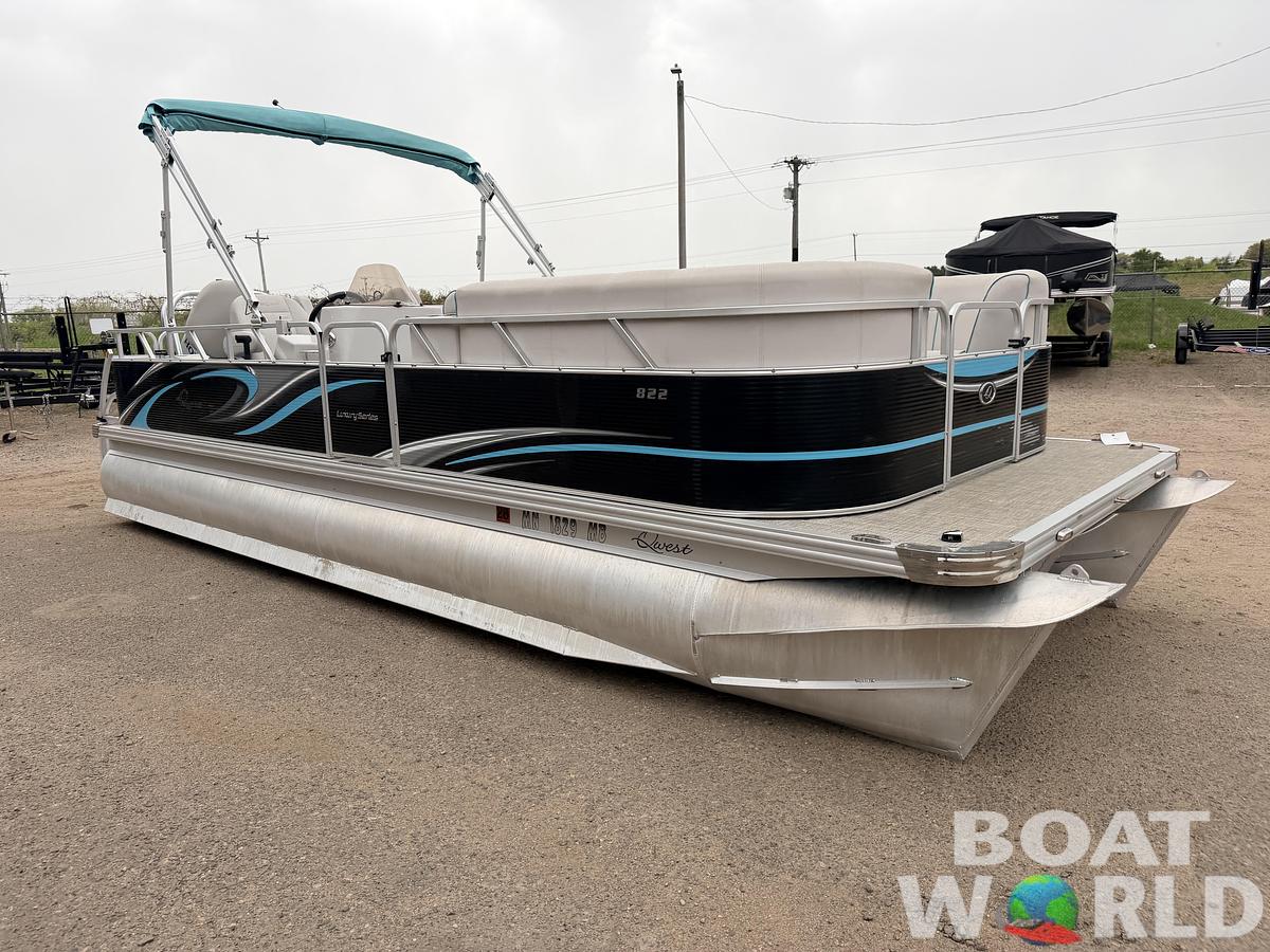 Used 2019 Qwest 822 Fish & Cruise Tritoon & 150HP Honda 4Stroke - $39,995