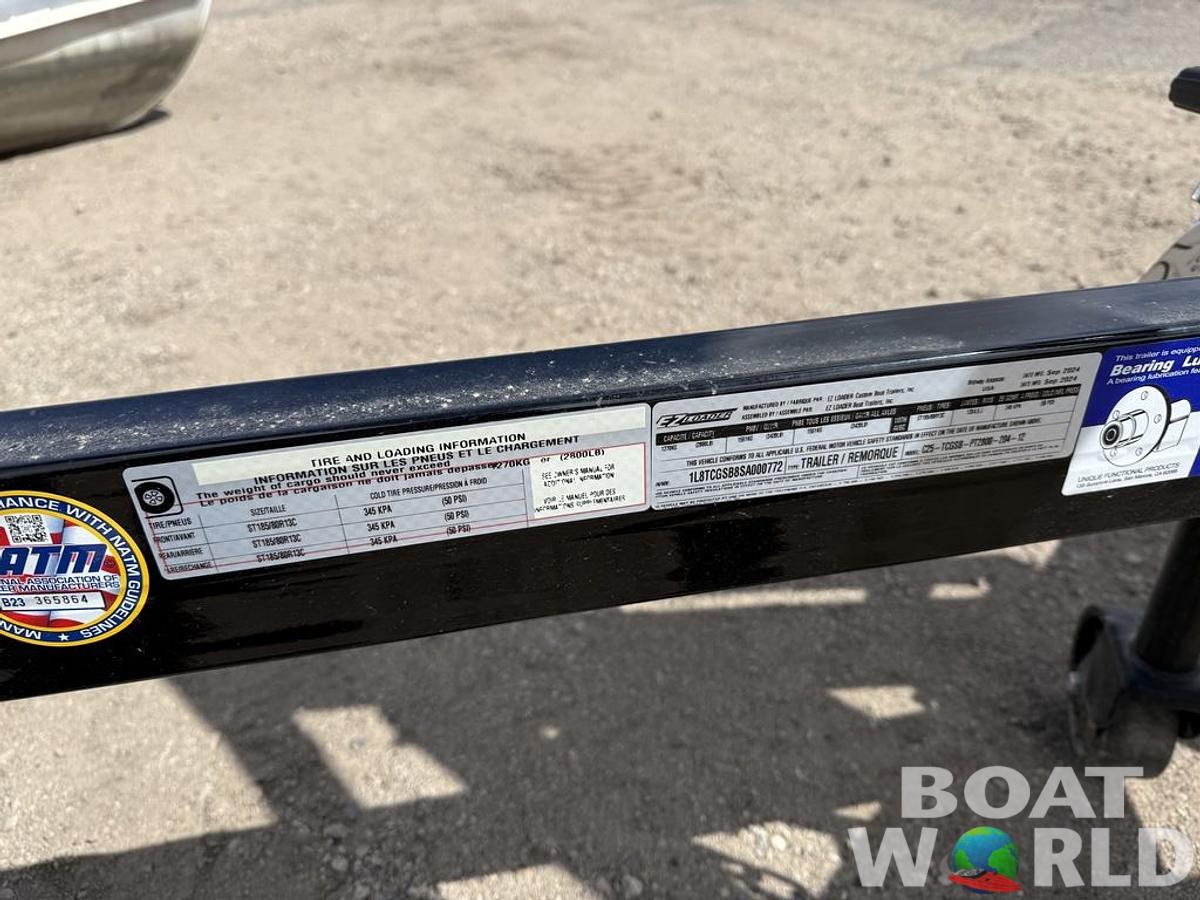 2025 EZ Loader 20' Single Axle Bunk Pontoon Trailer