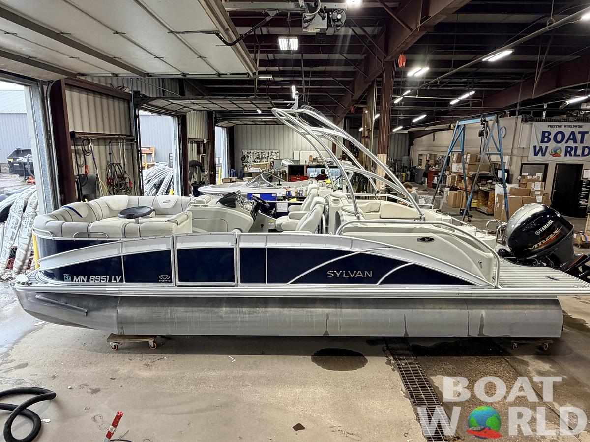 Used 2017 Sylvan S3 Rear Lounge with Sport Tower & 150HP Yamaha SHO VMAX - $39,995