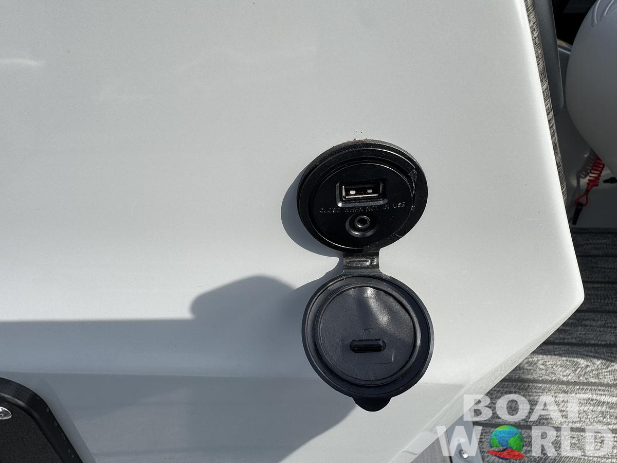 Used 2023 Montego Bay 8522 Quad Lounge Pontoon with 115HP Honda Fourstroke EFI